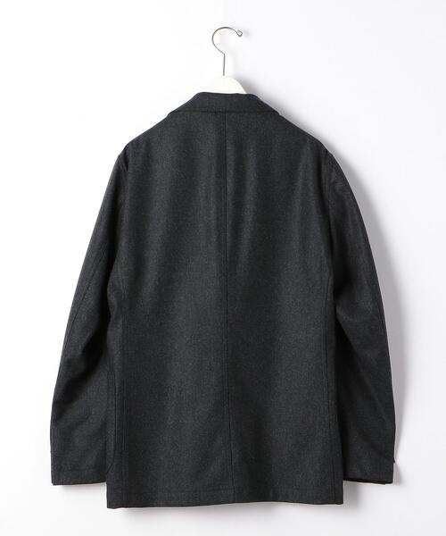 Caruso(カルーゾ)の「<CARUSO(カルーゾ)>ELBA DW/FLN B4B ダブルジャケット(テーラードジャケット・メンズ・ダークグレー・46/48/50/44)」の7枚目の写真