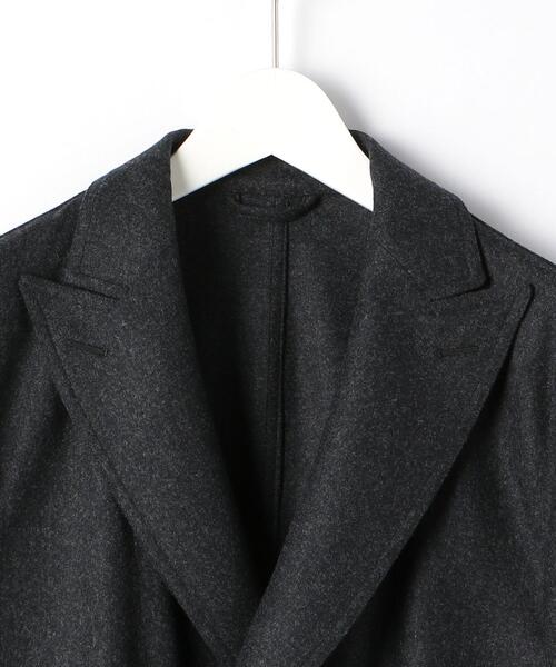 Caruso(カルーゾ)の「<CARUSO(カルーゾ)>ELBA DW/FLN B4B ダブルジャケット(テーラードジャケット・メンズ・ダークグレー・46/48/50/44)」の9枚目の写真