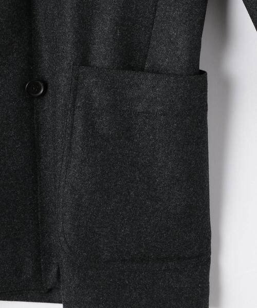 Caruso(カルーゾ)の「<CARUSO(カルーゾ)>ELBA DW/FLN B4B ダブルジャケット(テーラードジャケット・メンズ・ダークグレー・46/48/50/44)」の10枚目の写真