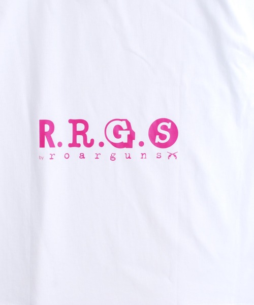 R.R.G.S(アールアールジーエス)の「COLOR LOGO T-SHIRTS(Tシャツ/カットソー・メンズ・ホワイト/ブラック・MEDIUM/LARGE/X-LARGE)」の8枚目の写真