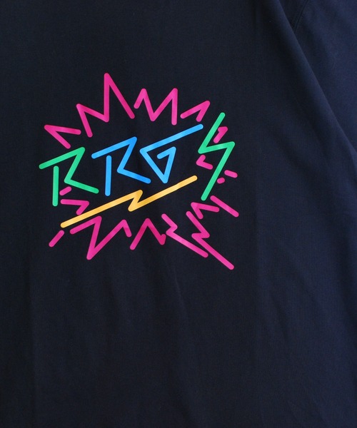 R.R.G.S(アールアールジーエス)の「COLOR LOGO T-SHIRTS(Tシャツ/カットソー・メンズ・ホワイト/ブラック・MEDIUM/LARGE/X-LARGE)」の9枚目の写真