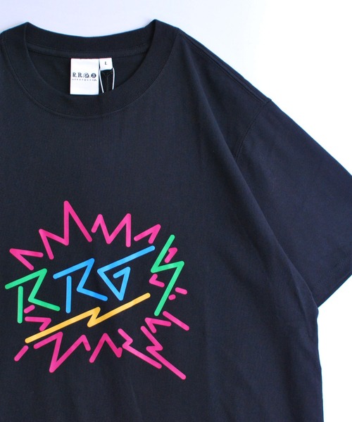 R.R.G.S(アールアールジーエス)の「COLOR LOGO T-SHIRTS(Tシャツ/カットソー・メンズ・ホワイト/ブラック・MEDIUM/LARGE/X-LARGE)」の11枚目の写真