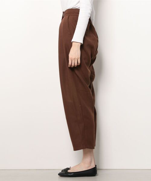 AS KNOW AS PINKY（アズノゥアズピンキー）の「チックタック深まるパンツ（スラックス・レディース・ブラック/ダークグリーン/ブラウン/キャメル・S/M）」の13枚目の写真