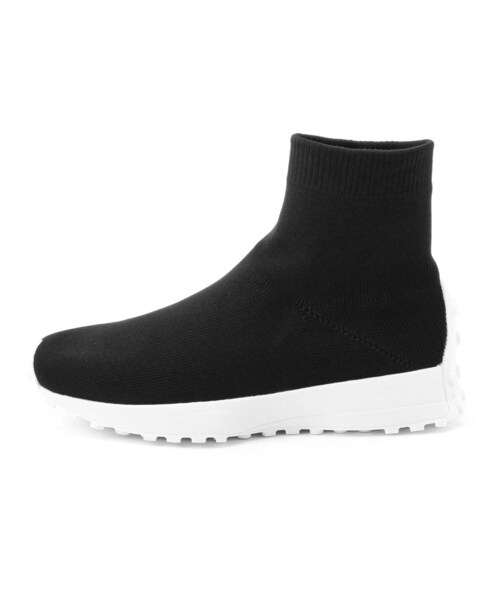 ESPERANZA（エスペランサ）の「◆【KLC BY esp】ハイカットニットスニーカー（スニーカー・レディース・イエロー系2/アイボリー系2/ブラック系2・M/L/LL/S）」の8枚目の写真