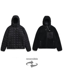 【TAION】タイオン "DOWN × BOA”REVERSIBLE HOODIE　TAION-R106MB