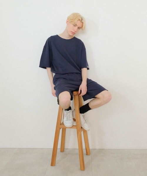 裏毛S/Sセットアップ / Tシャツ ショートパンツ2点セット