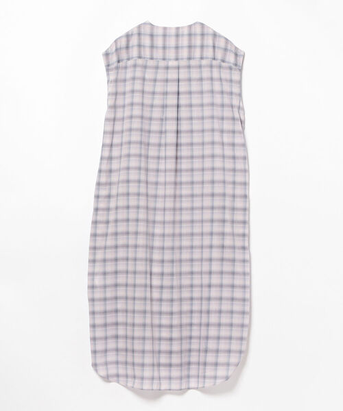 Ray BEAMS(レイビームス)の「GYMPHLEX / ノースリーブ シャツ ドレス(シャツワンピース・レディース・ブルー系その他/ピンク系その他・14)」の12枚目の写真