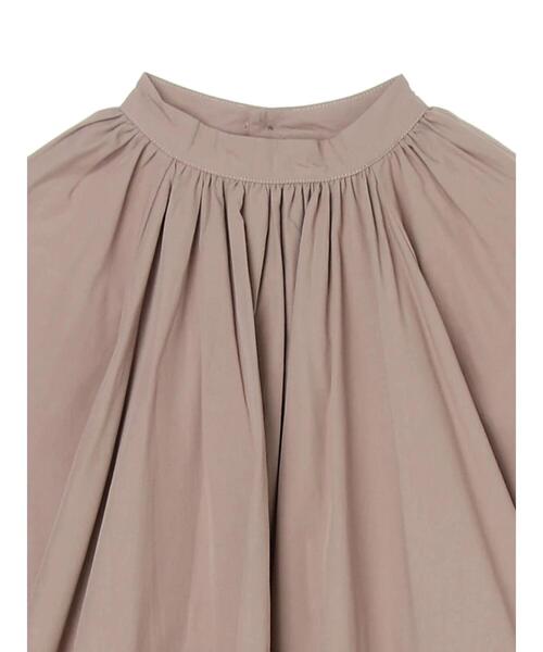 AMERICAN HOLIC（アメリカンホリック）の「ハイネックAラインチュニック（シャツ/ブラウス・レディース・ベージュ/オフホワイト・FREE）」の10枚目の写真