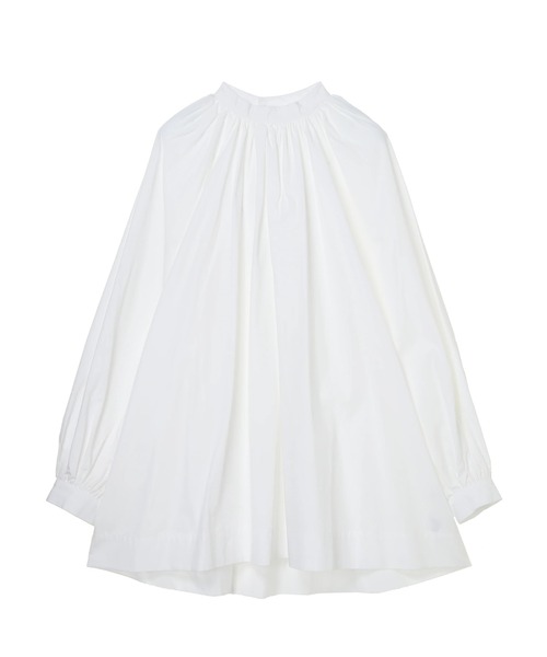 AMERICAN HOLIC（アメリカンホリック）の「ハイネックAラインチュニック（シャツ/ブラウス・レディース・ベージュ/オフホワイト・FREE）」の19枚目の写真