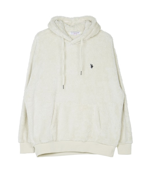 U.S. POLO ASSN.(ユーエスポロアッスン)の「US.POLO ASSN./ユーエスポロアッスン ブランド別注 ボア プルオーバー フーディーパーカー(パーカー・メンズ・ホワイト×ブラック/ブラック×ホワイト/グレー系その他/ブルー系その他・MEDIUM/LARGE)」の10枚目の写真