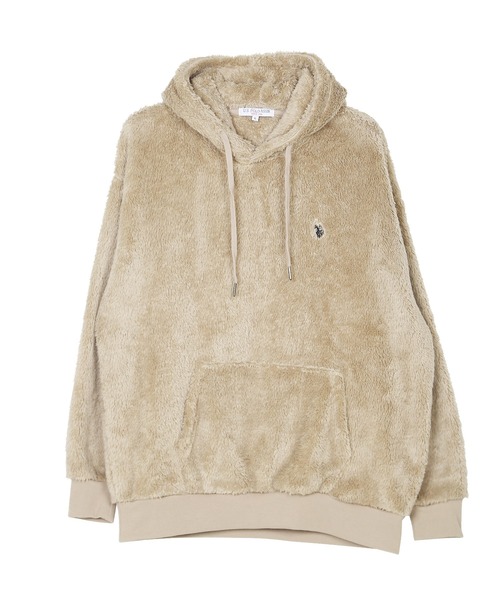 U.S. POLO ASSN.(ユーエスポロアッスン)の「US.POLO ASSN./ユーエスポロアッスン ブランド別注 ボア プルオーバー フーディーパーカー(パーカー・メンズ・ホワイト×ブラック/ブラック×ホワイト/グレー系その他/ブルー系その他・MEDIUM/LARGE)」の14枚目の写真