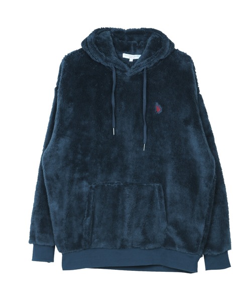 U.S. POLO ASSN.(ユーエスポロアッスン)の「US.POLO ASSN./ユーエスポロアッスン ブランド別注 ボア プルオーバー フーディーパーカー(パーカー・メンズ・ホワイト×ブラック/ブラック×ホワイト/グレー系その他/ブルー系その他・MEDIUM/LARGE)」の16枚目の写真