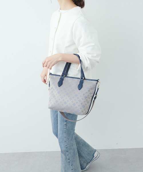 russet ラシット Lily 2wayトートバッグ ライトグレー russet(ラシット)の「Lily /2wayトートバッグ(CE-170
