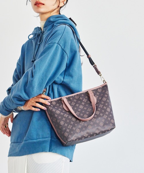 ラシット Lily 2way トートバッグ コットンジャガード ショルダーバッグ russet（ラシット）の「Lily ／2wayトートバッグ(CE-170