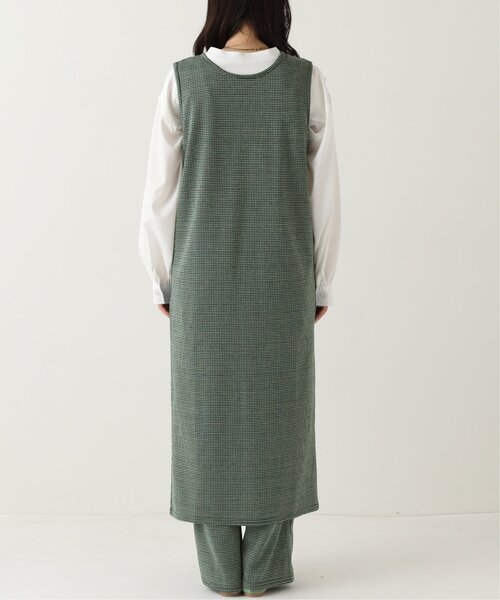 RAY CASSIN（レイカズン）の「レトロチェックJQノースリワンピース（ワンピース・レディース・グレー/イエロー/グリーン・FREE）」の15枚目の写真