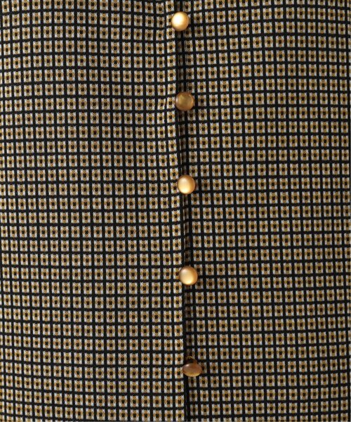 RAY CASSIN（レイカズン）の「レトロチェックJQノースリワンピース（ワンピース・レディース・グレー/イエロー/グリーン・FREE）」の6枚目の写真