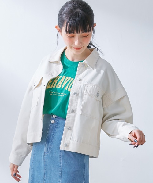 Honeys（ハニーズ）｜デニムジャケット（ホワイト系）一覧 - WEAR