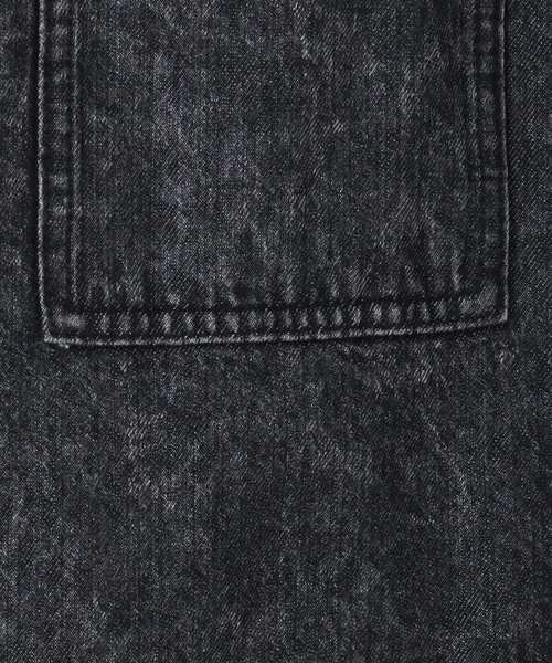 Honeys(ハニーズ)の「ゆるGジャン(デニムジャケット・レディース・ブルー系その他/ブラック/ライトインディゴブルー/アイボリー・L/M/S)」の16枚目の写真