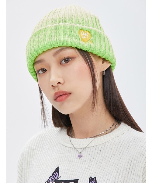 A'GEM/9 × .kom『HONE J X TARGETTO』HONEY HEART BEANIE/ハニー