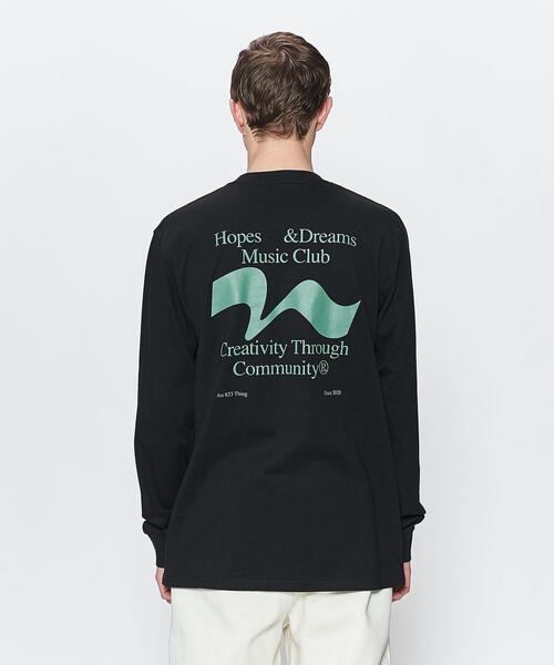 823(エイトツースリー)の「<823> H&D MUSIC L/S/カットソー(Tシャツ/カットソー・メンズ・ブラック・M/L)」の1枚目の写真
