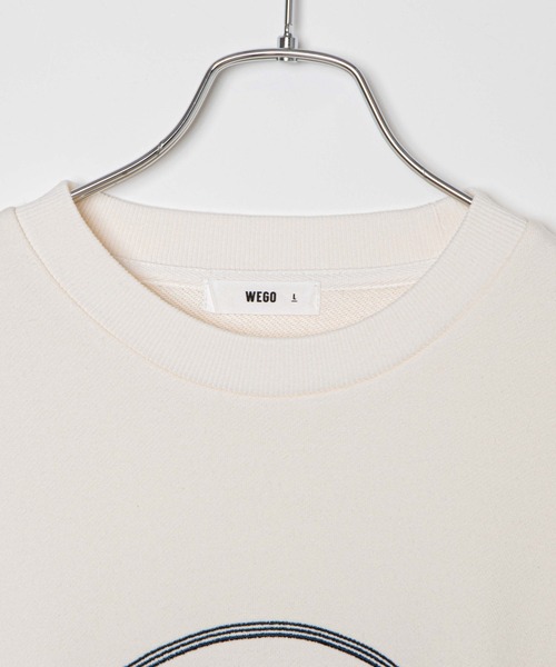 WEGO（ウィゴー）の「WEGO/エンブレムロゴ刺繍プルオーバー（スウェット・メンズ・ナチュラル・MEDIUM/LARGE）」の11枚目の写真