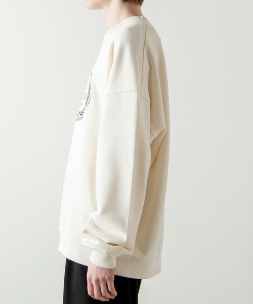 WEGO（ウィゴー）の「WEGO/エンブレムロゴ刺繍プルオーバー（スウェット・メンズ・ナチュラル・MEDIUM/LARGE）」の7枚目の写真