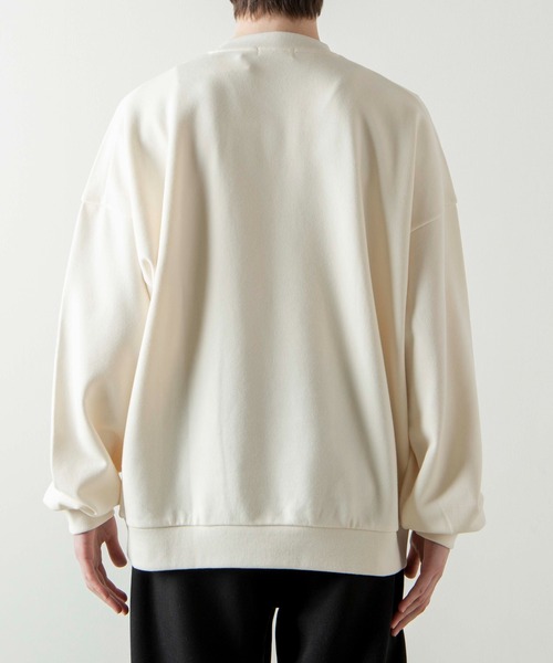 WEGO（ウィゴー）の「WEGO/エンブレムロゴ刺繍プルオーバー（スウェット・メンズ・ナチュラル・MEDIUM/LARGE）」の5枚目の写真