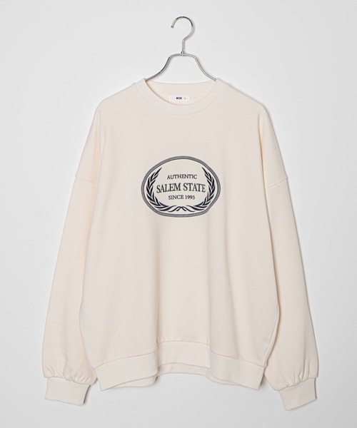 WEGO（ウィゴー）の「WEGO/エンブレムロゴ刺繍プルオーバー（スウェット・メンズ・ナチュラル・MEDIUM/LARGE）」の15枚目の写真