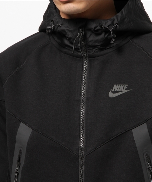 NIKE（ナイキ）の「NIKE TECH FLEECE WR-SUPER HOODY JACKET（ブルゾン・メンズ・グレー/ブラック/ブルー/レッド・LARGE/MEDIUM/SMALL）」の16枚目の写真