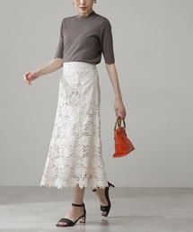 N.（N. Natural Beauty Basic） | 【S Size Line】◆ケミカルレースマーメイドスカート(スカート)