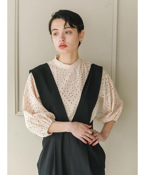 koe（コエ）の「ゆったりサロペット*（サロペット/オーバーオール・レディース・ベージュ/グレー/ブラック・M）」の8枚目の写真