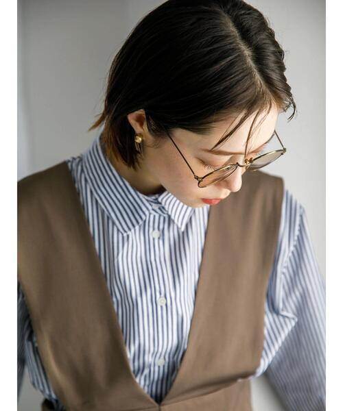 koe（コエ）の「ゆったりサロペット*（サロペット/オーバーオール・レディース・ベージュ/グレー/ブラック・M）」の14枚目の写真