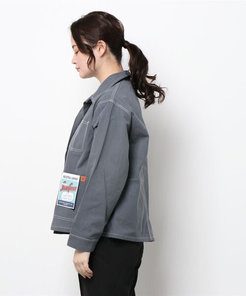 N.（N. Natural Beauty Basic）（エヌエヌナチュラルビューティーベーシック）の「[UNIVERSAL OVERALL]カバーオール（カバーオール・レディース・ホワイト/グレー・FREE）」の14枚目の写真