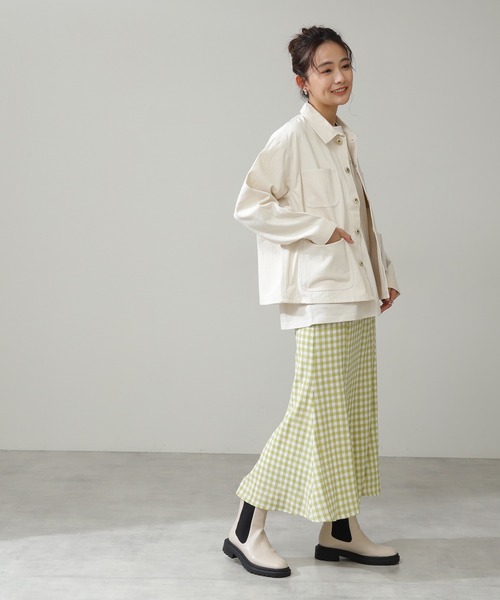 N.（N. Natural Beauty Basic）（エヌエヌナチュラルビューティーベーシック）の「[UNIVERSAL OVERALL]カバーオール（カバーオール・レディース・ホワイト/グレー・FREE）」の9枚目の写真