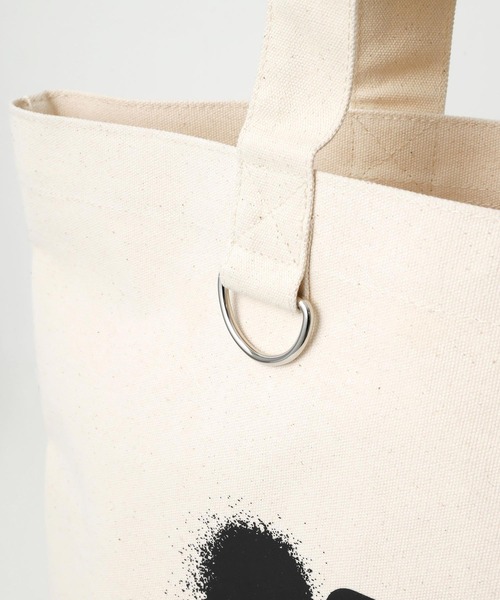 SILAS(サイラス)の「SPRAY LOGO TOTE BAG サイラススプレーロゴトートバッグ(トートバッグ・メンズ・ホワイト/ブラック・ONE SIZE)」の20枚目の写真