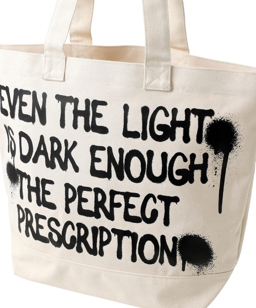 SILAS(サイラス)の「SPRAY LOGO TOTE BAG サイラススプレーロゴトートバッグ(トートバッグ・メンズ・ホワイト/ブラック・ONE SIZE)」の21枚目の写真