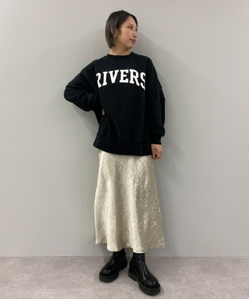 CIAOPANIC(チャオパニック)の「ワッシャーサテンマーメイドスカート(スカート・レディース・ブラック/ベージュ/イエロー・SMALL/MEDIUM)」の10枚目の写真