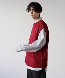 ニット に該当するメンズのベスト レッド 赤色系 ファッション通販 Zozotown