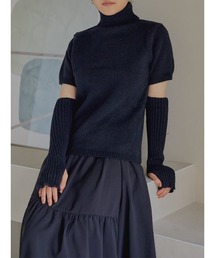 high neck parts knit