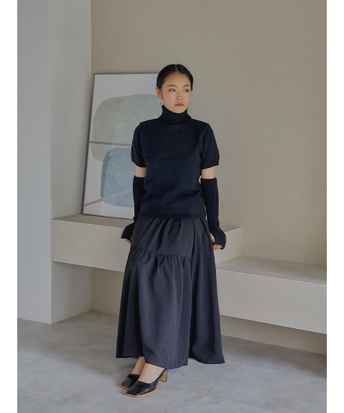 Ayla（アイラ）の「high neck parts knit（ニット/セーター・レディース・ブラック・FREE）」の5枚目の写真