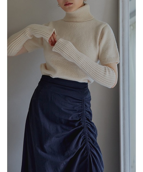 Ayla（アイラ）の「high neck parts knit（ニット/セーター・レディース・ブラック・FREE）」の2枚目の写真