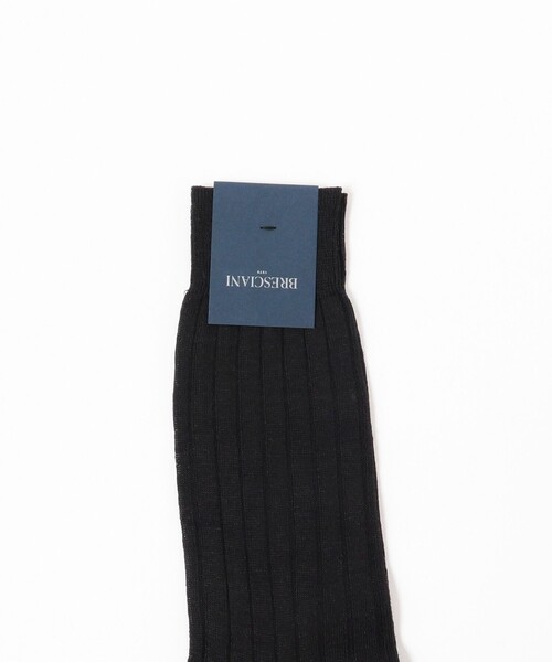 Bresciani（ブレシアニ）の「BRESCIANI / リネン メランジ ソックス（ソックス/靴下・メンズ・ネイビー/ベージュ/チャコールグレー/オレンジ系その他7/ダークブラウン/ブラック・ONE SIZE）」の9枚目の写真