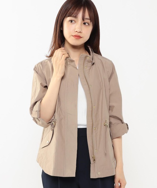 MISCH MASCH（ミッシュマッシュ）の「スプリングモッズコート（モッズコート・レディース・モカ/ネイビー/ベージュ・MEDIUM）」の7枚目の写真