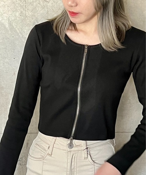 セール フロントzip長袖トップス Tシャツ カットソー One Way ワンウェイ のファッション通販 Zozotown セール フロントzip長袖トップス Tシャツ カットソー One Way ワンウェイ のファッション通販 Zozotown