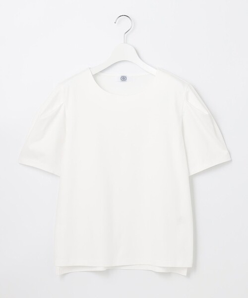J.PRESS(ジェイプレス)の「【接触冷感・UVケア・消臭】スムースジャージー カットソー(Tシャツ/カットソー・レディース・スモーキーグリーン系/ホワイト系/ネイビー系/ベージュ系・LARGE/MEDIUM)」の12枚目の写真