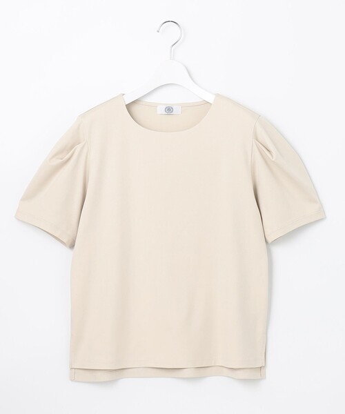 J.PRESS(ジェイプレス)の「【接触冷感・UVケア・消臭】スムースジャージー カットソー(Tシャツ/カットソー・レディース・スモーキーグリーン系/ホワイト系/ネイビー系/ベージュ系・LARGE/MEDIUM)」の15枚目の写真
