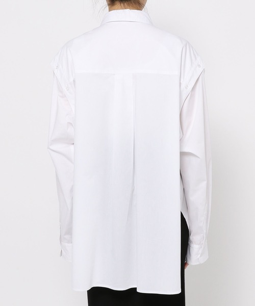 PAGEBOY（ページボーイ）の「CORE / スリーブレイヤードシャツ（シャツ/ブラウス・レディース・オフホワイト/ピンク・FREE）」の16枚目の写真