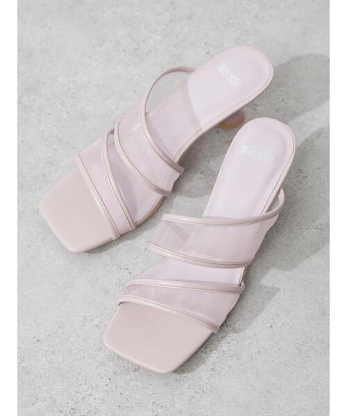 Green　Parks（グリーンパークス）の「キトゥンチュールサンダル（サンダル・レディース・アイボリー/モカ/ピンク・S/M/L/XL/XS）」の16枚目の写真