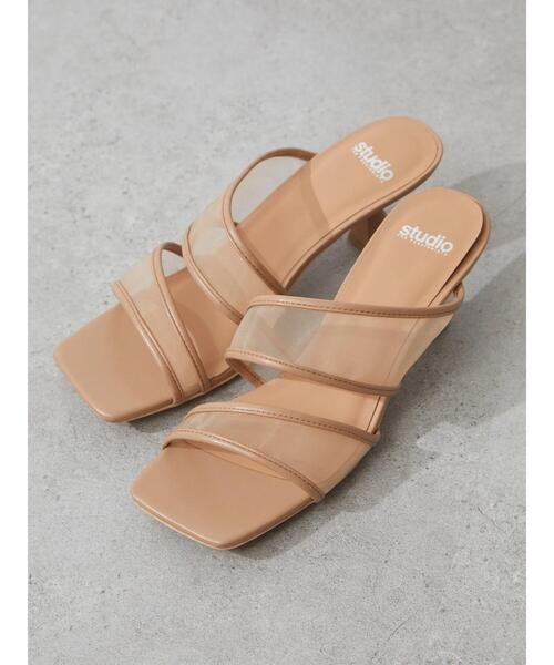 Green　Parks（グリーンパークス）の「キトゥンチュールサンダル（サンダル・レディース・アイボリー/モカ/ピンク・S/M/L/XL/XS）」の17枚目の写真