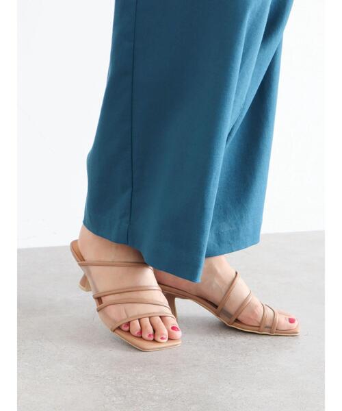 Green　Parks（グリーンパークス）の「キトゥンチュールサンダル（サンダル・レディース・アイボリー/モカ/ピンク・S/M/L/XL/XS）」の10枚目の写真